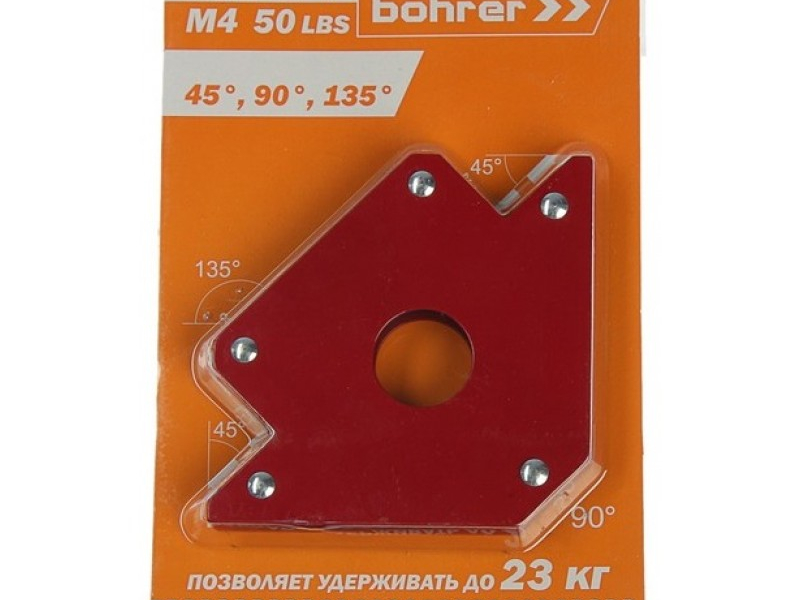 Уголок магнитный для сварки Bohrer М4 23 кг СварОптТорг, сварочное оборудование в Калуге