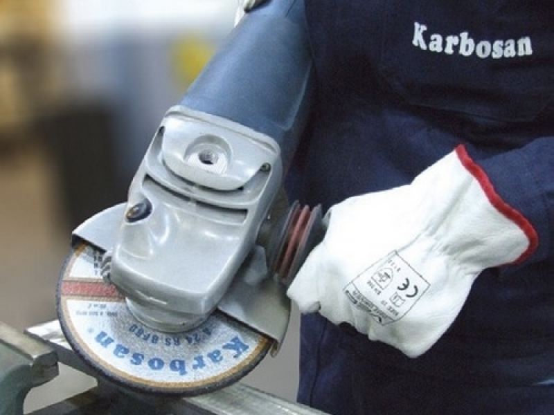 Karbosan Metal 150x6.4x22.23  A24 RS BF80 шлифовальный диск по металлу СварОптТорг, сварочное оборудование в Калуге